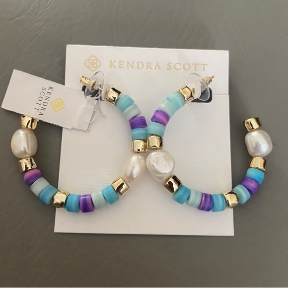 Kendra Scott Jewelry - New Kendra Scott Rachel hoop earrings